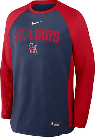 Nike St. Louis Cardinals Authentic Collection Nike Mens Dri-FIT Pullover Crew in Blue | 04H2046NSCN-7PG