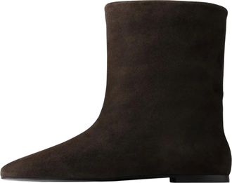 L37 Schoenen, Dames, Bruin, 37 EU, Leer, Belong to the Night Enkellaarsjes