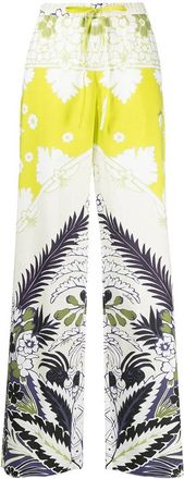 Valentino Garavani Floral-Print Trousers