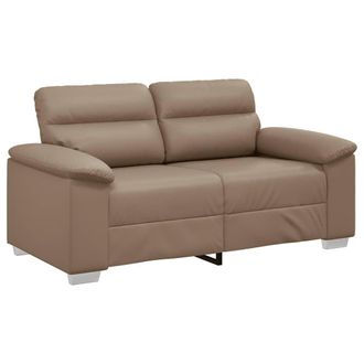 vidaXL Divano A 2 Posti Cappuccino 140 Cm In Similpelle - Vidaxl