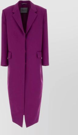Balenciaga wool gabardine single breasted coat
