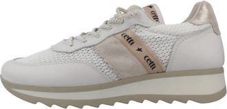 Cetti C849Sra REJ V26 Ante Mesh Deportivo - Dames - Sneakers - Wit - 37 EU - Leer - Schoenen