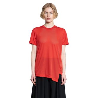 Comme Des Garçons Asymmetric Nylon Mesh T-Shirt