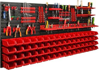 OEM Tablero De Herramientas Para Taller De 172x78 Cm + 68 Bandejas