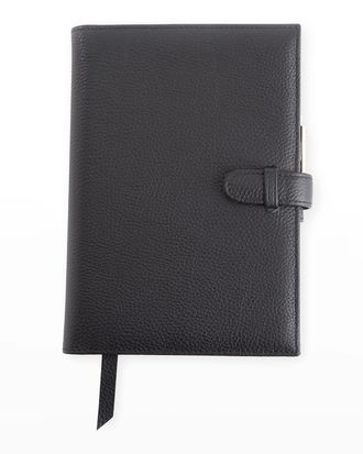 Royce Leather Monogrammed Executive Weekly Leather Calendar Planner, Personalized