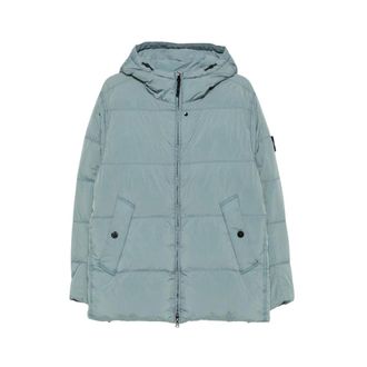 Stone Island Heren, Jassen, Blauw, Maat: L Leer