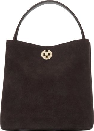 Estro & Luminara Tassen, Dames, Bruin, ONE Size, Velours Tote Bag
