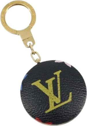 Louis Vuitton Pre-owned Accessories, female, Black, Size: ONE SIZE Pre-owned Canvas Key-holder