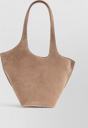 The Attico medium suede leather shoulder bag