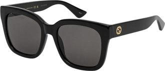Gucci Zonnebrillen - Dames - Zonnebrillen - Zwart - 54 MM - Accessoires