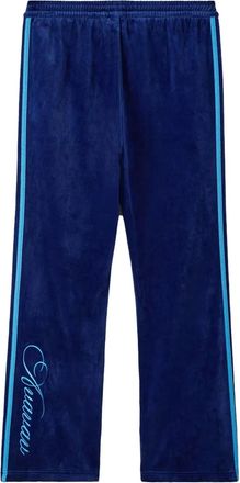 adidas Pantaloni sportivi in velluto - Blu