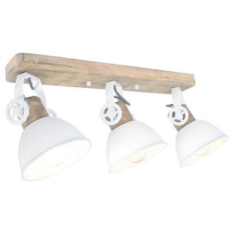 Steinhauer Mexlite - Foco - Gearwood - Blanco - Metal Madera De Caucho