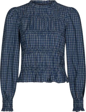 Neo Noir Overhemden, Dames, Blauw, L, Blouses