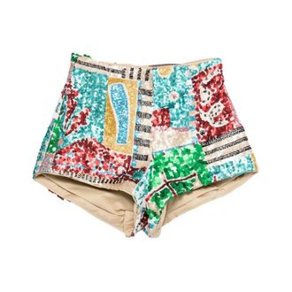 Alemais Dames, Korte broeken, Veelkleurig, Maat: 2XS