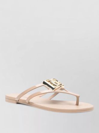 Dolce & Gabbana dg logo rubber beachwear flat sandals