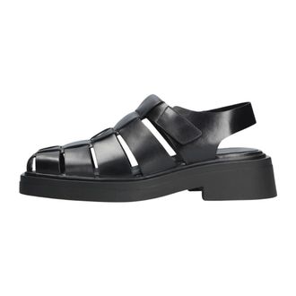 Vagabond Schoenen, Dames, Zwart, 40 EU, Leer, Zwarte Leren Sandaal Eyra 301