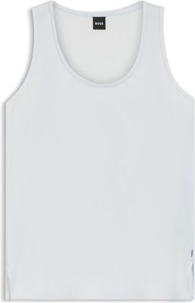 BOSS Bettyna Stretch Silk Tank in Pale Lagoon at Nordstrom, Size 12