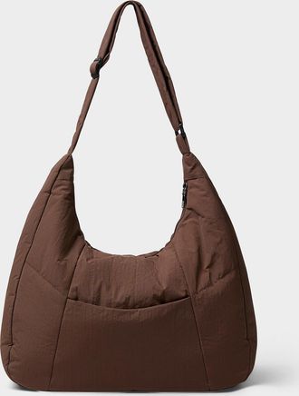 Le 31 Mens Quilted nylon Tote Bag