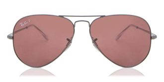 Ray-Ban RB3689 Aviator Metal II Polarized 004/AF Mens Sunglasses Grey Size 62