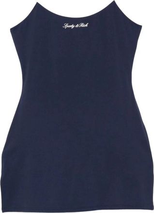 Sporty & Rich Jurk - Dames - Korte kleedjes - Blauw - XS - Kleedjes