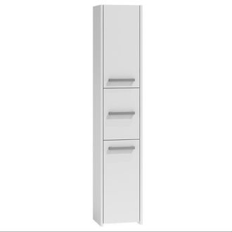 Hucoco Hucoco - Verona - Torre De Ba&ntilde;o - 30x30x170cm - Mueble De Ba&ntilde;o Con Almacenamiento