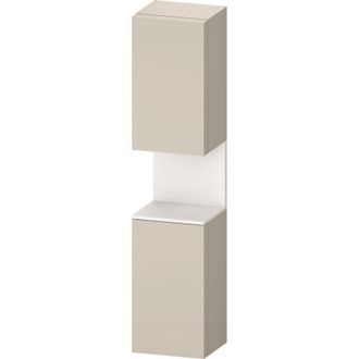 Duravit Qatego Armario Alto, Bisagra De Puerta Izquierda, - Duravit