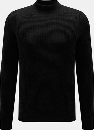 Braun Hamburg Men - Cashmere mock neck jumper black