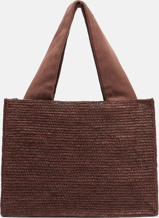 The Row Tote Loretta de rafia