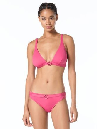 Michael Kors Bubble Logo Bra Top in Bloom at Nordstrom, Size X-Small