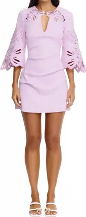 Acler Leesbrook Mini Dress In Wisteria