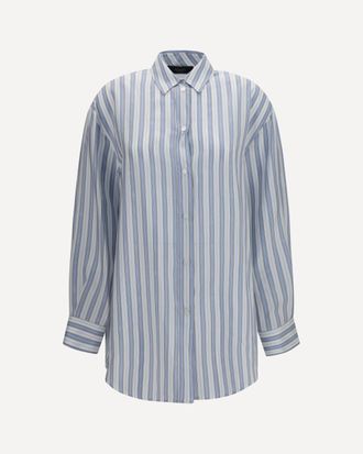 Gucci Baiadera silk jacquard Shirt Female 40