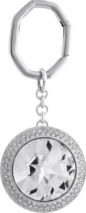 Swarovski Una Rhodium Plated Bag Charm