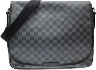 Louis Vuitton Pre-owned Cross Body Bags, male, Gray, Size: ONE SIZE Pre-owned Shoulder Bag