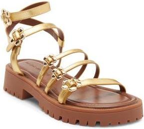 Marc Jacobs The Kiki Gladiator Sandal in Gold at Nordstrom Rack, Size 11Us / 41Eu