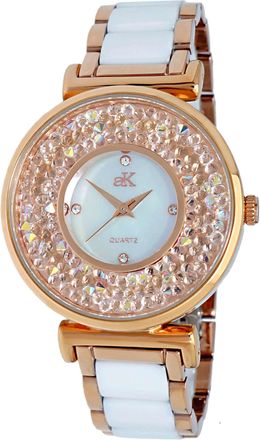 Adee Kaye Womens Pisa Mother of Pearl Dial Watch