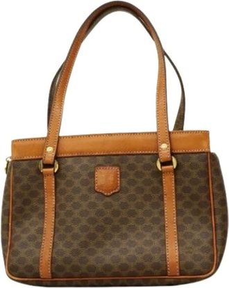 Celine Pre-owned Shoulder Bags, female, Brown, Size: ONE SIZE Pre-owned Vintage Shoulder Bag