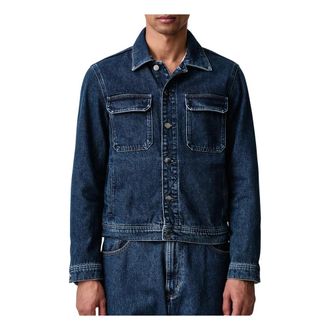 Benetton Giacca in denim regular fit - - Jackets - Uomo - Blu - 2XL