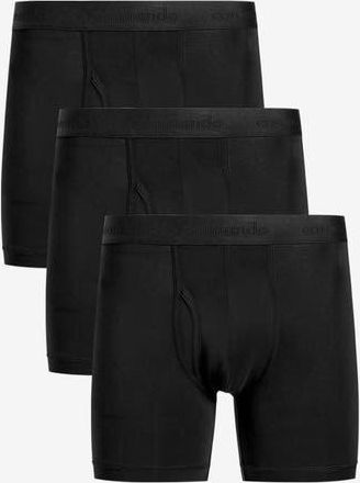 Commando Essential Modal Relaxed Boxer Brief with Fly 3-Pack in Black at Nordstrom, Size Xx-Large