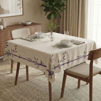 Dmora Mantel Panoha, Lavable A 30&deg;, Cuadrado, 150x150 Cm Multicolor