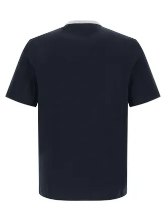 Brunello Cucinelli Logo-Print Cotton Jersey T-shirt - Black