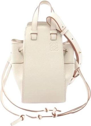 Loewe Pre-owned Handbag - unisex - Vintage Handtas - Wit - ONE Size - Leer - Vintage