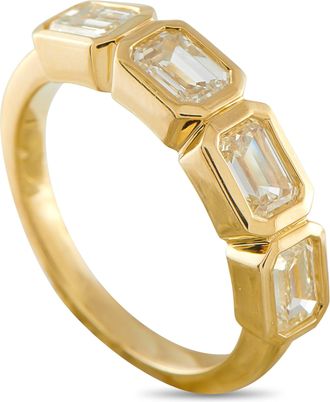 Luxury Bazaar 18K Yellow Gold 2.15ct Diamond Ring ALR-19025-Y