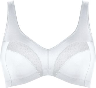 Naturana Soft-BH NATURANA Comfort Straps, Damen, Gr. 100, Cup D, weiss (wei&szlig;), Obermaterial: 81% Polyamid, 19% Elasthan. Einsatz: 90% Polyamid, 10% Elasthan, u