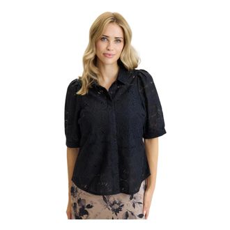 In Front Camicetta - - Blouses & Shirts - Donna - Nero - XL