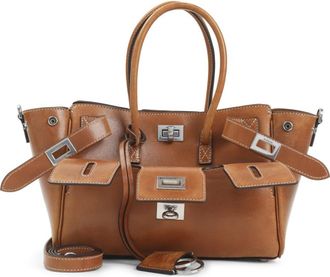 Balenciaga Tan Bel Air Carry All Satchel