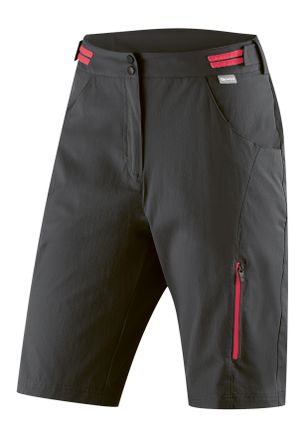 Gonso Fahrradhose GONSO Erpice, Damen, Gr. 36, Normalgr&ouml;ssen, schwarz, 90% Polyamid, 10% Elastan, Hosen Fahrradhose, Strapazierf&auml;hig und formstabil