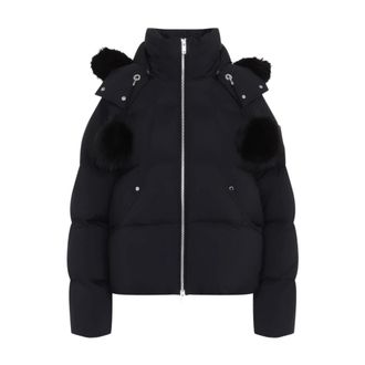 Moose Knuckles Everest Bomber Jacket - Jackets - Mujer - Negro - XS