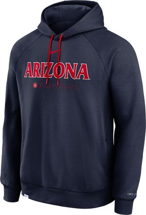 Nike Arizona Courtside Basketball Practice Nike Mens Dri-FIT Pullover Hoodie in Blue | 04EJ069KUAN-REJ