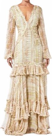 Alexis Rain Maxi Dress In Sage