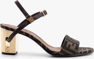 Fendi Sandali Delfina in tessuto FF - FENDI - gender_Woman